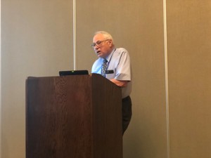 Heinz P. Bloch speaks at the SMRP 13th Annual Maintenance & Reliability Symposium in Galveston, Texas.