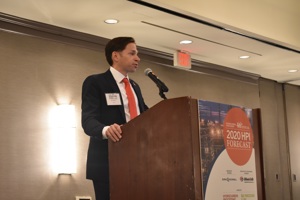 Rob Benedict, Senior Director, Petrochemicals for the American Fuel & Petrochemical Manufacturers presents at the HPI Forecast Breakfast