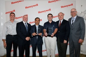 Pictured from left to right: Jason Urso, VP, Process Measurement & Control, Honeywell; Andrew D’Amelio, VP, Global Channels, Honeywell; Girish Ranade, Director, Project Operations, Business & Engineering Solutions Team (BEST); Matthew Smith, President, Relevant Solutions; Don Maness, Channel Director North America, Honeywell; Ben Lampron, PM&C General Manager Americas, Honeywell.